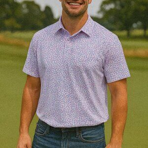 Men's Stylish Member’s Mark Performance Polo – Size SMALL